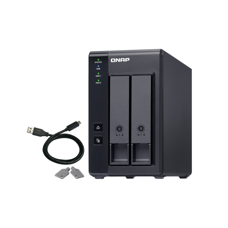 QNAP TS-I410X NAS Tower Intel Atom® x6425E 8…